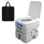 SereneLife 5.3 Gallons GPF One-Piece Toilet (Seat Included)