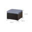 Oseasons® Chaunci Deluxe Rattan 10 Seat Lounge Sofa Set in Black