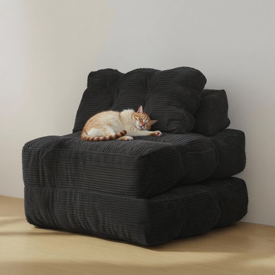 Canapé-lit pliant, fauteuil-lit et coussin
