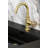 Kingston Brass Webb Single-Handle 1-Hole Deck Mount Bathroom Faucet with Knurled Handle and Push Pop-Up Drain-101073221