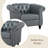 Fairport Faux Leather Chesterfield Chair-1690419721
