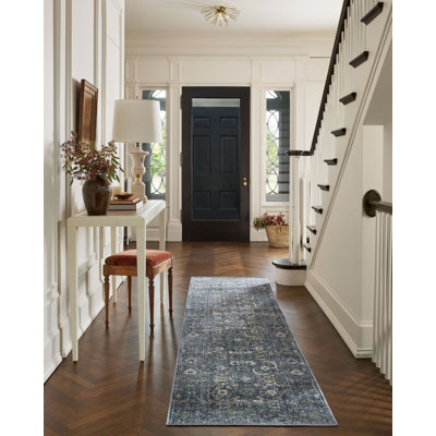 Tapis océan / doré Jean Stoffer x Loloi Bradbury