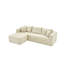 Canapé modulaire de 105 po avec canapé en forme de L et canapé-lit modulaire sans dossier de 105 po-978708512-978708525