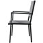 Ensemble de table et chaises d'extérieur en acier de haute qualité, convenant au patio, au balcon et à la cour.-59357014