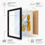 Lined Portrait In Ochre Minimalist - Print-643761529-643761524