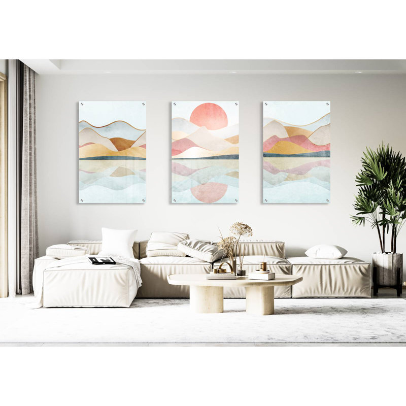 Nature - ensemble de 3 reproductions sans cadre