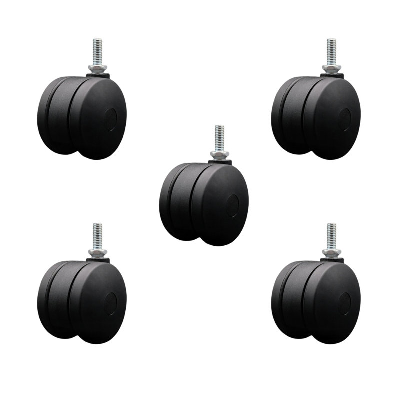 Ensemble de roulettes pour chaise de bureau 3 pouces 3 pouces
