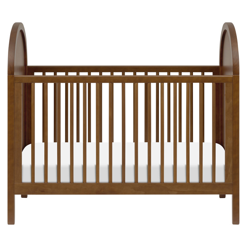 Bondi Cane 3-in-1 Convertible Crib, Natural Walnut with Natural Cane