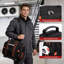Sac à outils robuste pour électriciens – Sac fourre-tout en polyester double couche avec étuis amovibles
