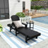 Chaise longue inclinable longue Geoff 77,6 po