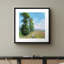 «Meadow With Poplars» par Claude Monet, reproduction d'art encadrée sur toile par Claude Monet-992718010-992718011