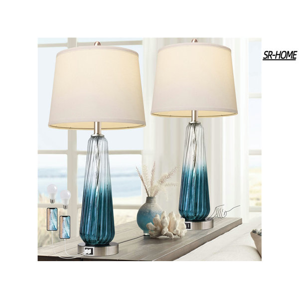 SR-HOME Glass Table Lamp | Wayfair