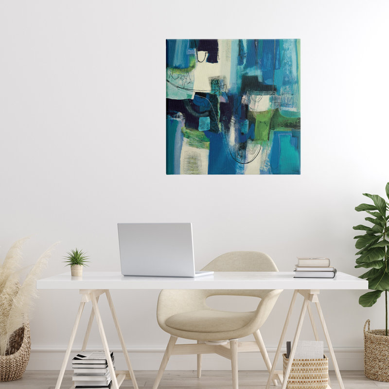 Abstract Essenza Composition Canvas, design by Maurizio Piovan, 24" H x 24" W