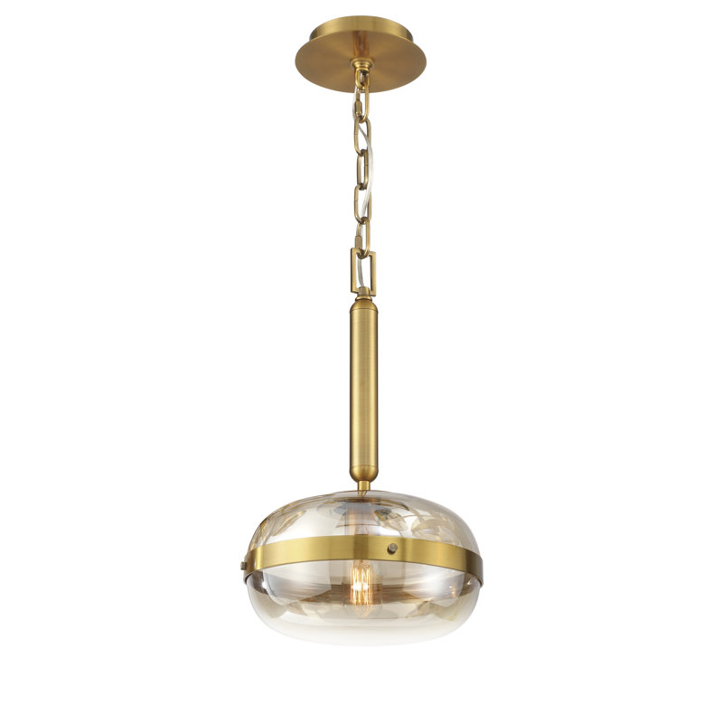Nottingham Pendant  Antique Brass Frame