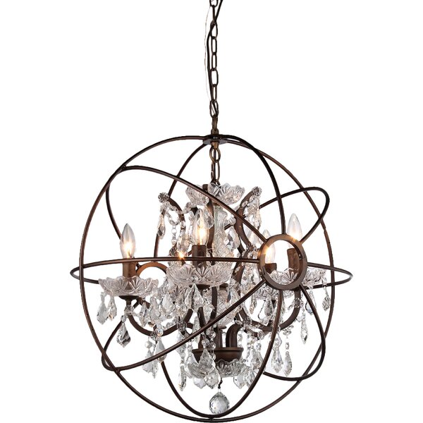 House of Hampton® Wilber 6 - Light Dimmable Globe Chandelier & Reviews ...