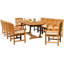 Mas Outdoor 7 - Piece Teak Dining Set