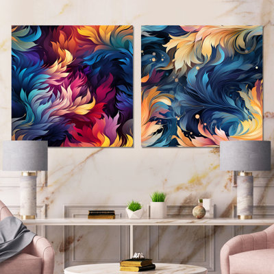 Cruson - Abstract Metal Wall Decor Square Set Of 2