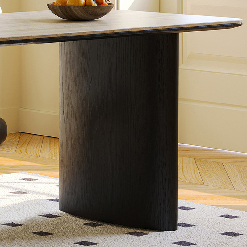 Inesis Solid Wood Base Dining Table, 31.5" W x 70.9" L