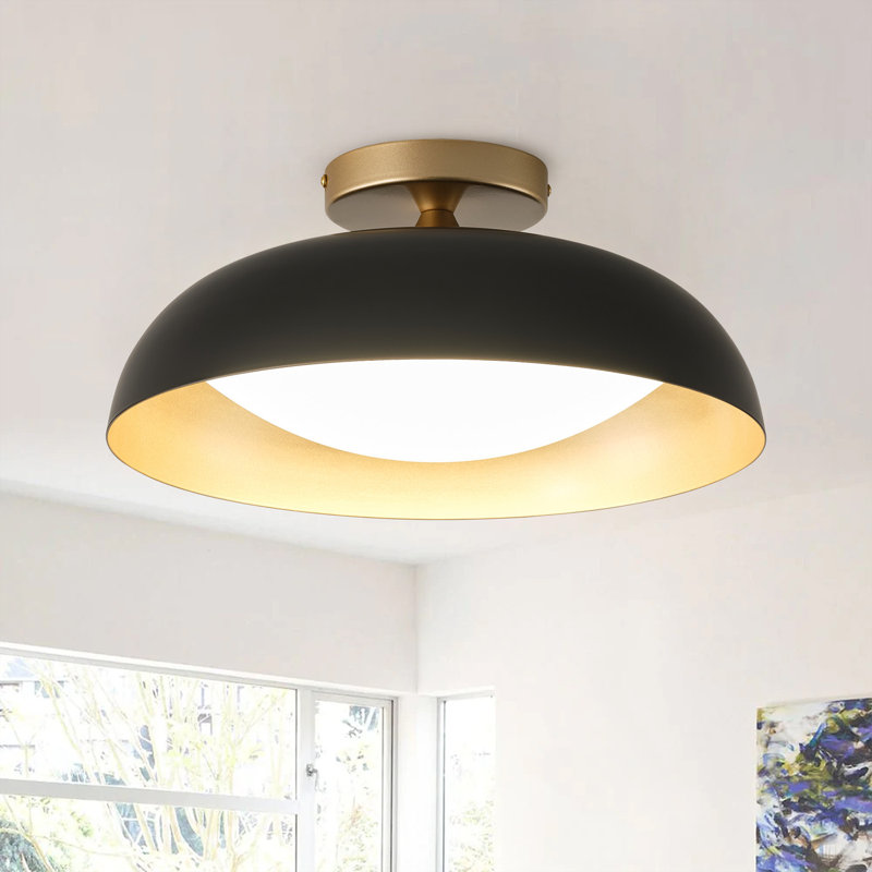 3000K/4000K/6000K Classic Design Semi-Flush Mount Light