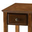 Table d'appoint en bois massif noyer - rangement spacieux pour la vie organisée qui se marie bien avec les intérieurs-2028964496