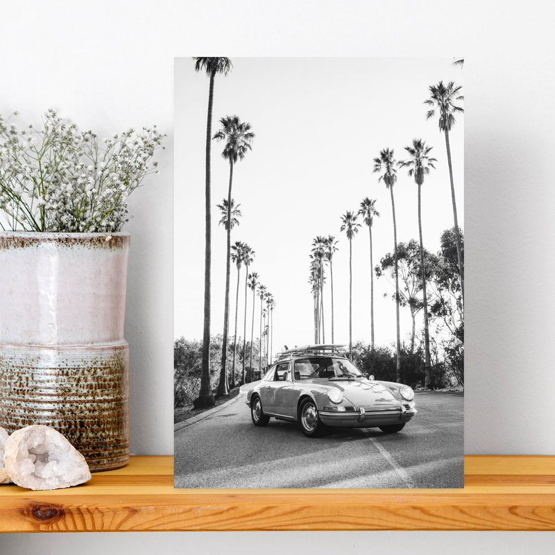 Posh In California, art mural contemporain, H 18 po x l 12 po