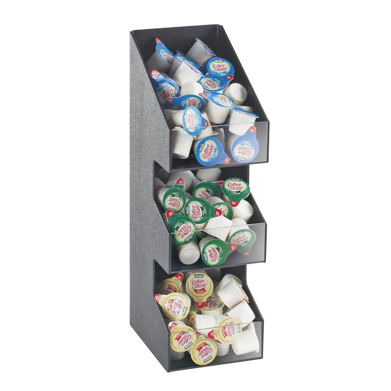 Classic Three Tier Condiment Display, 16" H x 5.25" W x 6.75" D