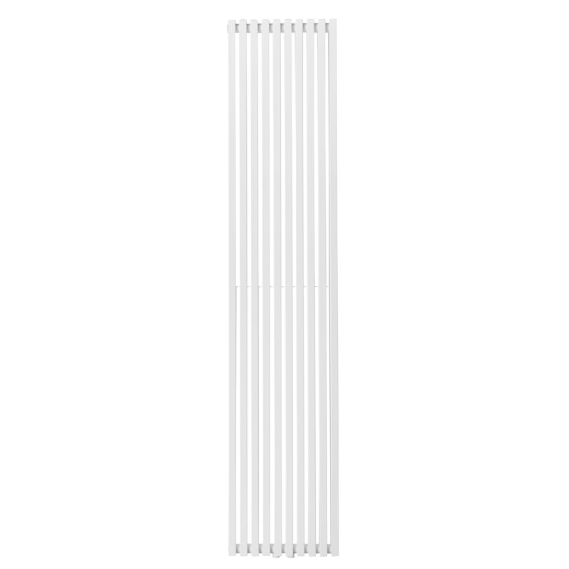 Bjorn Vertical Designer Radiator, White, 180cm  H x 283cm W x 6.1cm D