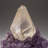Calcite With Pyrite On Amethyst