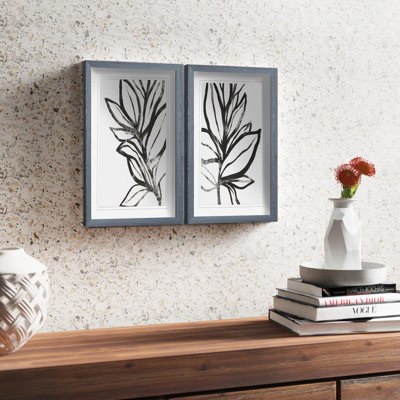 " Leaf Instinct I " by Vincent Van Gogh 2 - Pieces