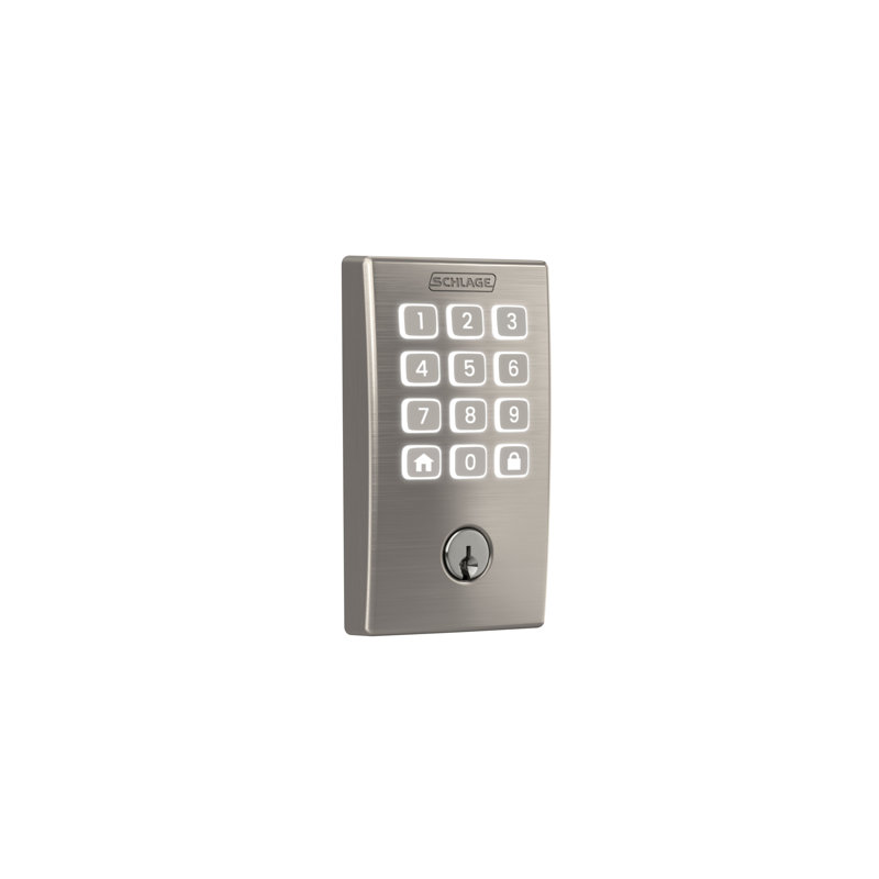 Arrive Smart Wifi Deadbolt With Century Trim, Satin Nickel