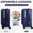 Luggage,with front opening,TSA approved lock,hardshell suitcase-133052144