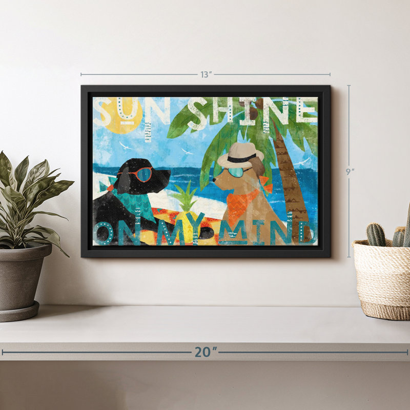 Impression sur toile Khendal Good Vibes I, H 9 po x l 13 po