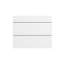 120cm White Reception Desk with Raised Countertop, Storage & Cable Management