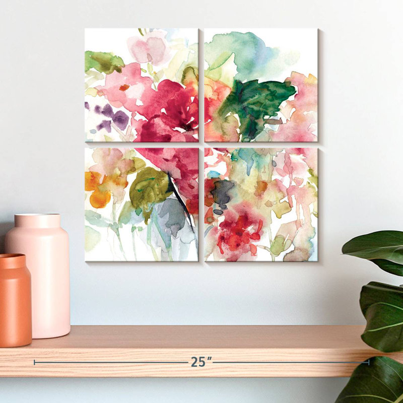 Avery Citrus Floral Punch, 74" H x 74" W