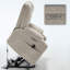 Power Chenille Upholstered Recliner Chair with Lift Base and Massage Heating Function-940660457
