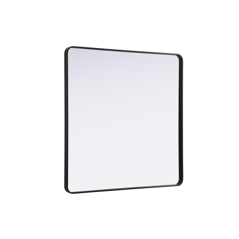 Erath Contour Metal Mirror, 48" x 48", Black