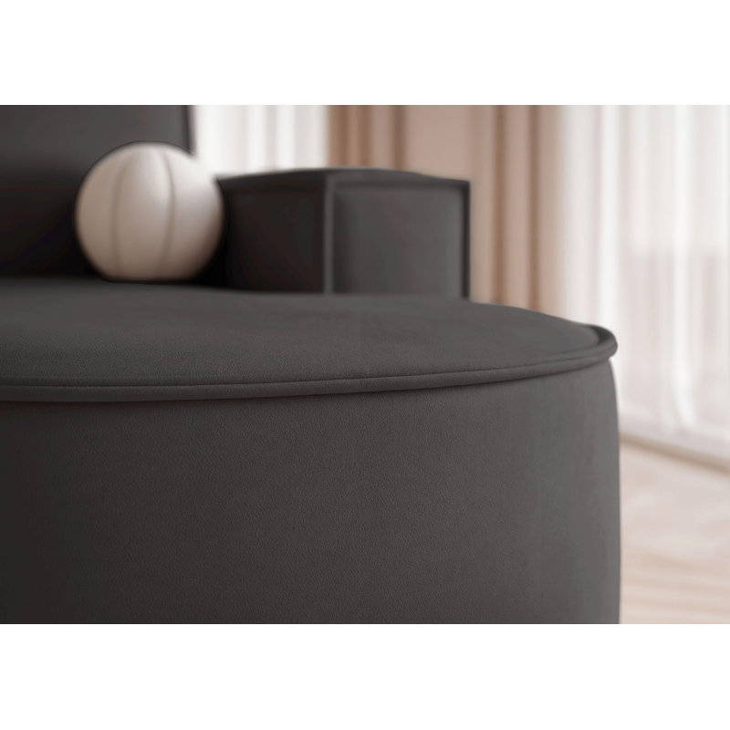 6 Seater Corner Sectional, Light Grey