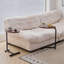 Table d'appoint brune pour petits espaces - salon et chambre à coucher compact