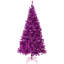 Artificial Tinsel Christmas Tree - Purple-549995498-549995497