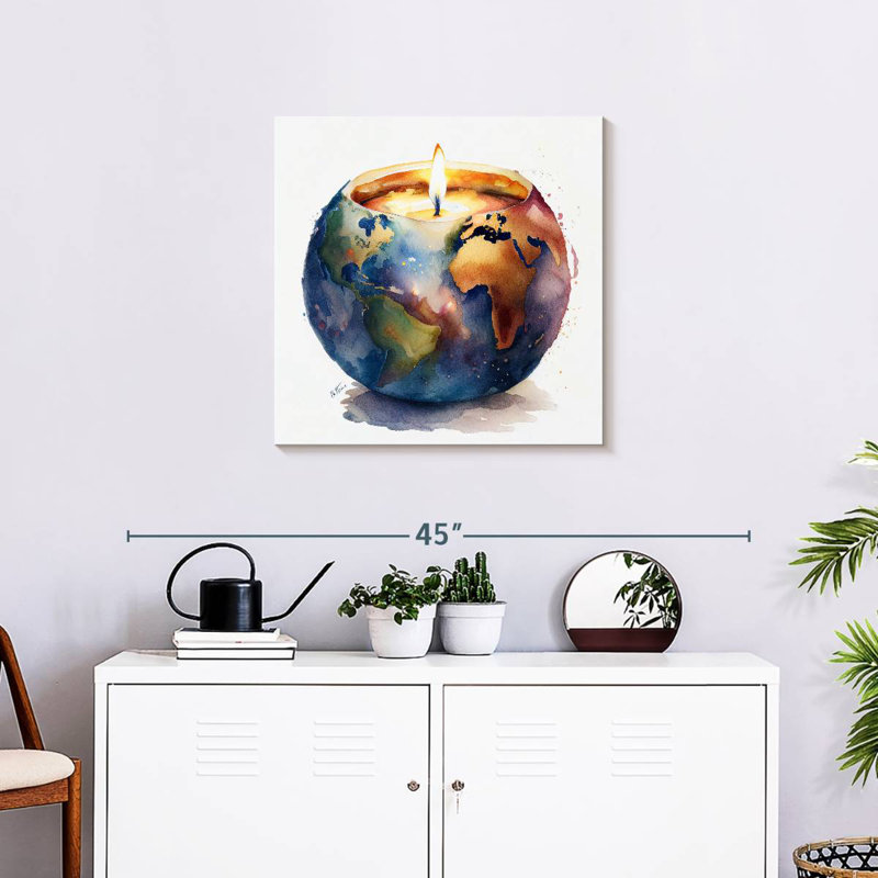 Khyia Climate Changing, 24" H x 24" W