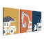 3 Piece Wrapped Canvas Wall Art-1132895512