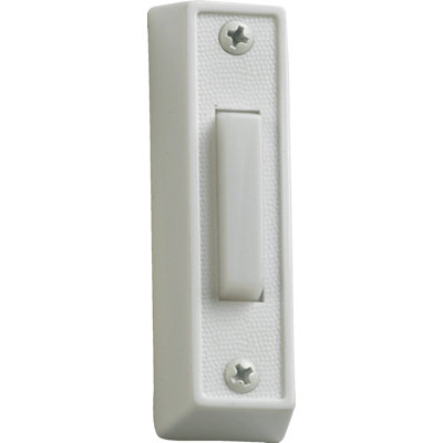 White Door Chime Button