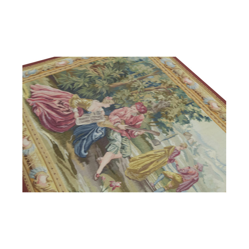 Hand-Knotted High-Quality Rose Area Rug