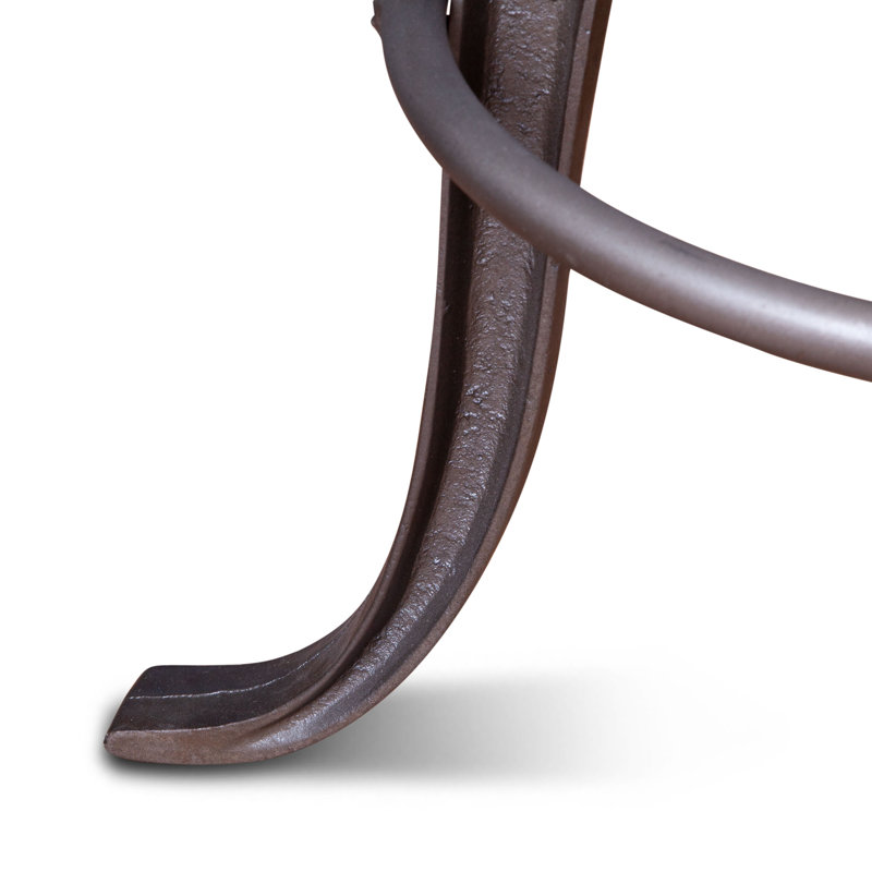 Wellington Upholstered Adjustable Stool with Metal Frame, Ebony