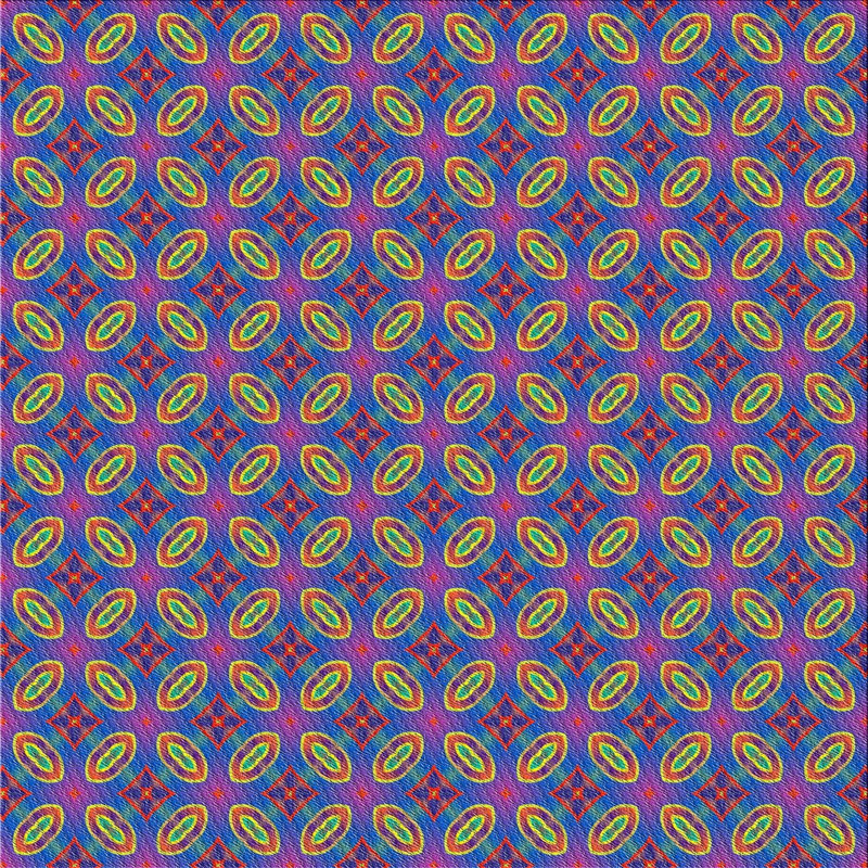 Tapis de zone mauve à motifs Gisèle, Carré 6 pi