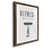 Papier avec cadre brun antique