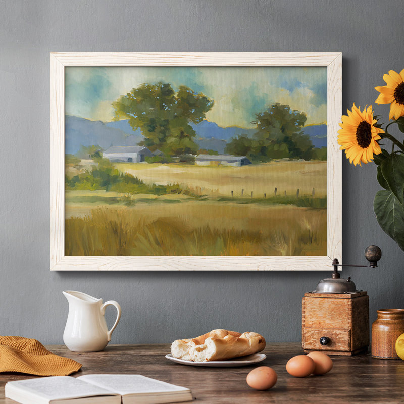 Down On The Farm, reproduction d'art sur toile, Blanc, H 28 po x l 42 po x P 1,5 po