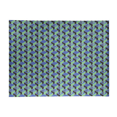 Chenille Geometric Indoor Rug