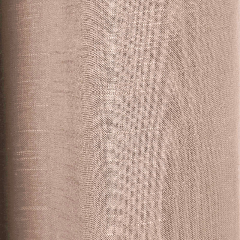 Bellavista Room Darkening Curtain Single Panel, Width 200 x Drop 280cm, Light Pink