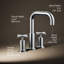 Purist Deck-Mount Bath Faucet Trim for High-Flow Valve with Cross Handles-1753487